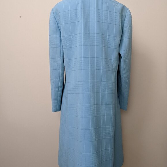 Robin’s Egg Blue Coat/Jacket with Lapel – Size S - Picture 4 of 4
